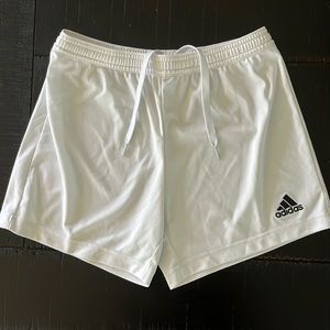 Women’s White Adidas Shorts